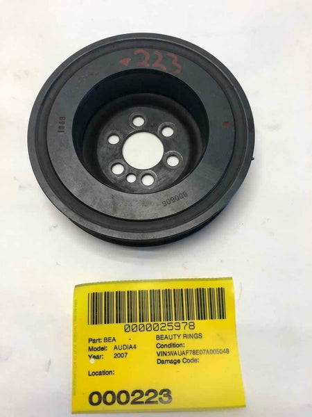 2007 AUDI A4 Engine Motor Harmonic Balancer Crankshaft Pulley 06F-105-243-J OEM