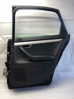 2007 AUDI A4 Rear Right Passenger Side Door Black Fits 2005 - 2008