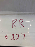 2002 - 2003 SATURN VUE Rear Door Glass Window Passenger Right Side RH OEM
