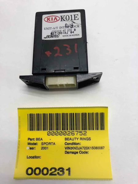 1999 - 2001 KIA SPORTAGE Automatic Transmission Interlock Module 0K01E67570 OEM