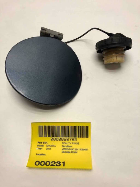 2001 2002 KIA SPORTAGE Fuel Gas Filler Door Tank Lid Cover w/ Cap Exterior OEM