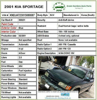 KIA SPORTAGE 2000 - 2002 Outside Exterior Door Handle Front Left Side 0K08A59410