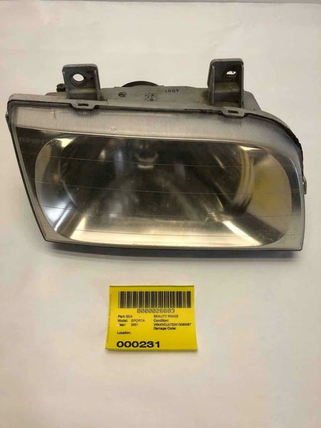 1998 - 2002 KIA SPORTAGE Front Headlamp Light Head Light Passenger Right RH OEM