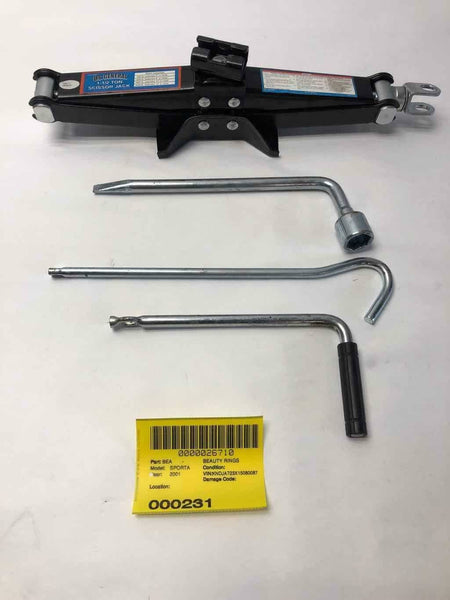 2001 KIA SPORTAGE Emergency Spare Scissor Jack & Tool Kit OEM
