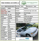HONDA ACCORD 1994-1997 Rear Back Outside Door Handle White Right Passenger Side
