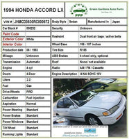 HONDA ACCORD 1994 - 1997 Used Auto Cruise Control Module BCM 36700-SV4-A01