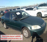 2000 HONDA CIVIC Rear Back Door Glass Window w/ Privacy Tint Passenger Right RH