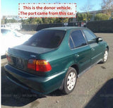 2000 HONDA CIVIC Rear Back Door Glass Window w/ Privacy Tint Passenger Right RH