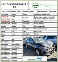 CHEVY CRUZE 2016 - 2019 Rear Back Door Lock Latch Actuator Left Driver Side LH