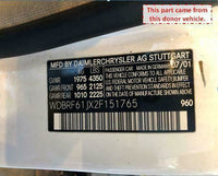 2002 MERCEDES BENZ C-CLASS C240 Gas Accelerator Brake Pedal OEM