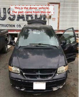DODGE CARAVAN 2000 Front Sun Visor With Mirror Illumination Right Side