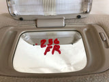 DODGE CARAVAN 2000 Front Sun Visor With Mirror Illumination Right Side