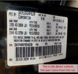 2000 DODGE GRAND CARAVAN SE Rear Back Set Belt Safety Retractor Middle OEM