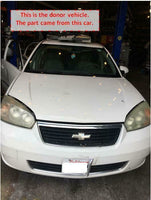 2004 - 2008 CHEVROLET MALIBU Rear Back Bumper Skin Cover White