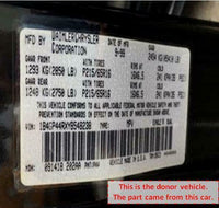 2000 DODGE GRAND CARAVAN SE Steering Column Housing Shroud Upper & Lower Trim