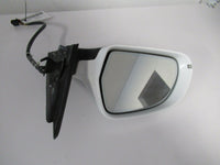 2009 AUDI A4 White Side View Mirror Door Assembly W/ Signal Left Side Light OEM