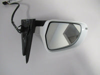 2009 AUDI A4 White Side View Mirror Door Assembly W/ Signal Left Side Light OEM
