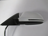 2009 AUDI A4 White Side View Mirror Door Assembly W/ Signal Left Side Light OEM