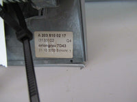 2004 MERCEDES BENZ C-CLASS C230 Rear Back View Interior Mirror A2038100217 Gray