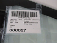 2007 2008 HONDA FIT Rear Back Vent Glass Window Passenger Right RH OEM