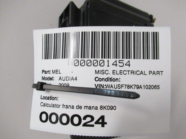 2009 - 2012 AUDI A4 Parking Brake Computer Control Module Unit 8K0907801E OEM