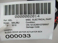 2008 - 2012 CHEVROLET MALIBU HVAC A/C Heater Blend Door Flap Actuator Motor OEM