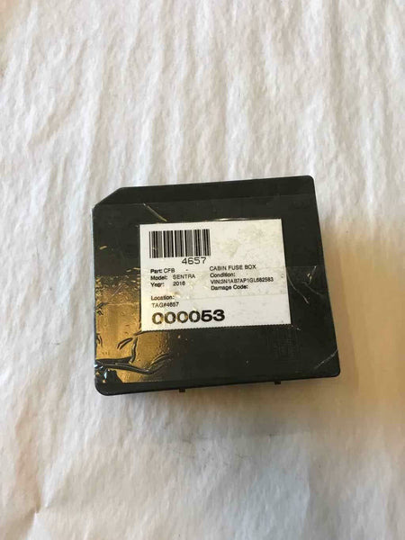 2016 NISSAN SENTRA Dash Fuse Box Relay Junction Cabin Interior Assembly OEM