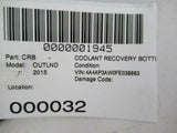 2015 MITSUBISHI OUTLANDER Engine Coolant Recovery Overflow Reservoir Bottle Tank