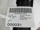 2013 CHEVROLET CHEVY MALIBU Front Door Trim Panel Black Left Driver Side LH