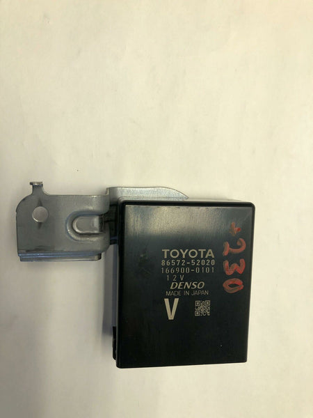 TOYOTA PRIUS 2014 - 2016 Chassis Brain Box VIN B3 7th & 8th digit 86572-52020