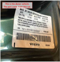 1996-1997 VOLVO 850 Used CHASSIS BRAIN BOX TRANSMISSION CONTROL MODULE P09144361