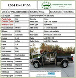 2004-2008  FORD F150 Truck POWER HEAT Mirror Right PASSENGER W/ SIGNAL Black OEM