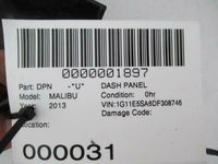 2013 CHEVROLET CHEVY MALIBU Used Steering Column Cover Bezel Trim Black OEM