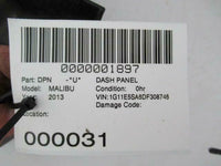 2013 CHEVROLET CHEVY MALIBU Used Steering Column Cover Bezel Trim Black OEM