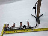 2014 TOYOTA PRIUS C Fuel Injection Rail W/ Four Fuel Injectors 4 Cylinder