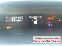 2014 TOYOTA PRIUS Rear Bumper Impact Absorber Face Bar Exterior