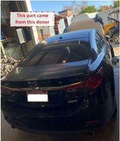 2014 MAZDA 6 2014-2016 black cod 41W Rear back Bumper Cover