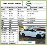 2016 NISSAN SENTRA Master Driver Window Control Switch Buttons 684PU3SG0A OEM