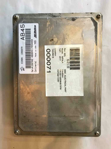 2017 CHEVROLET CHEVY IMPALA Engine Computer Module Unit ECU 12666070 OEM