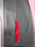 2010 - 2013 Mazda3 MAZDA 3 Sedan Front Door Glass Window Right Passenger Side RH