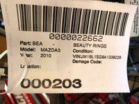 2010 - 2013 Mazda3 MAZDA 3 Sedan Front Door Glass Window Right Passenger Side RH