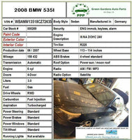 2008 - 2010 BMW 535I A/c Air Compressor and Clutch OEM M