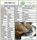 2008 - 2010 BMW 535I A/c Air Compressor and Clutch OEM M
