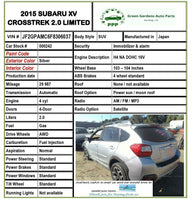 2013-2017 SUBARU XV CROSSTREK Front Brake Disc Caliper Right Passenger Side