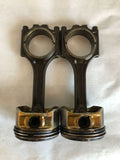2005 VOLVO 40 SERIES Two Engine Piston W/ Connecting Rod Pin Bushing Assy.