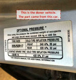 2005 VOLVO 40 SERIES Rear Back Suspension Stablizer Sway Bar 2.4L