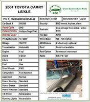 1997 - 2001 TOYOTA CAMRY Steering Column Floor Shift Shifter A/T 2.2L FWD Sedan