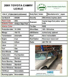 TOYOTA CAMRY 2001 Used Original Steering Column Clockspring Air SRS Safety Bag