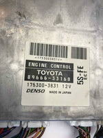 2000 - 2001 TOYOTA CAMRY Engine Control Module 4 cylinder A/T 89666-33160 Sedan