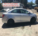 2014 CHEVY SONIC Front Center Console Emergency Stop Floor Hand Brake G